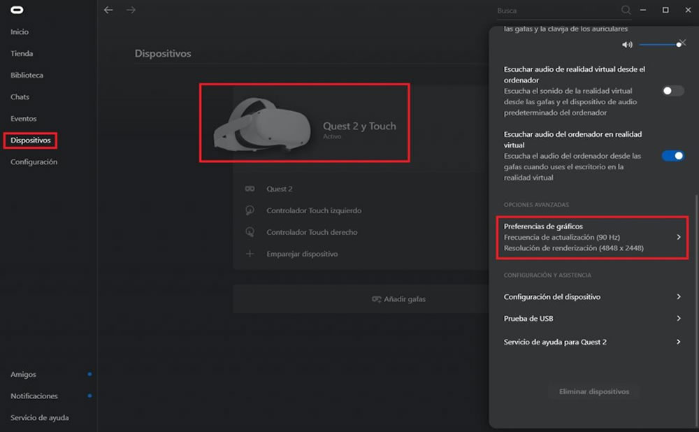 La actualización de Quest 2 resuelve los problemas de latencia del escritorio virtual
