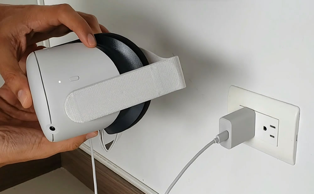 Utiliza el cargador oficial como aumentar la duracion de la bateria de tu quest 2