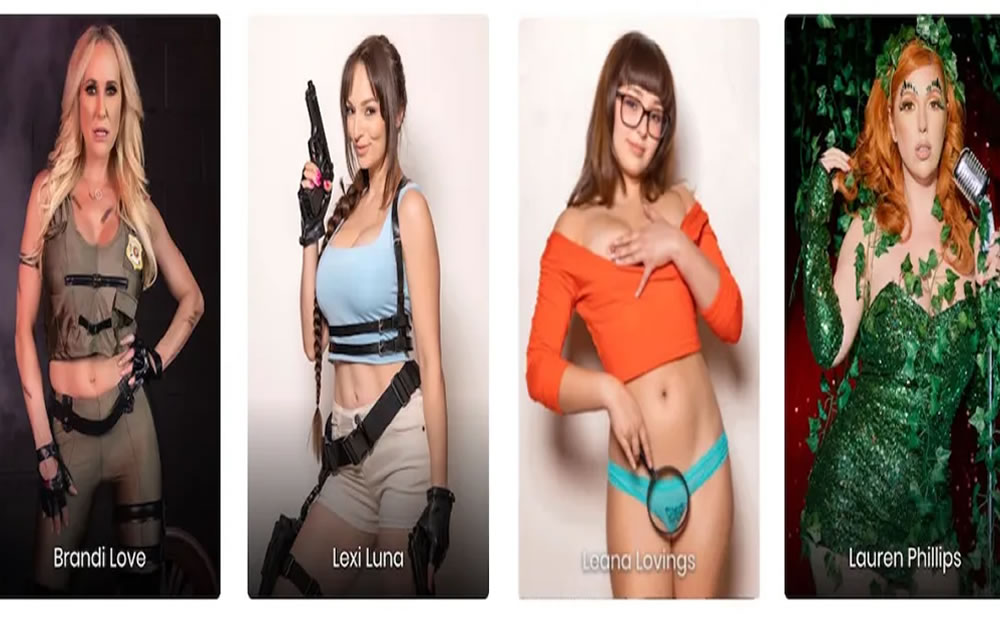 Estrellas porno en cosplay y parodia en videos hd