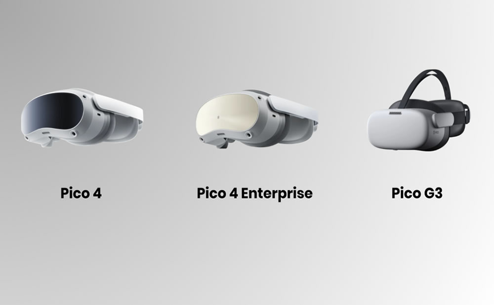 Linea gafas realidad comparanza escenas vr