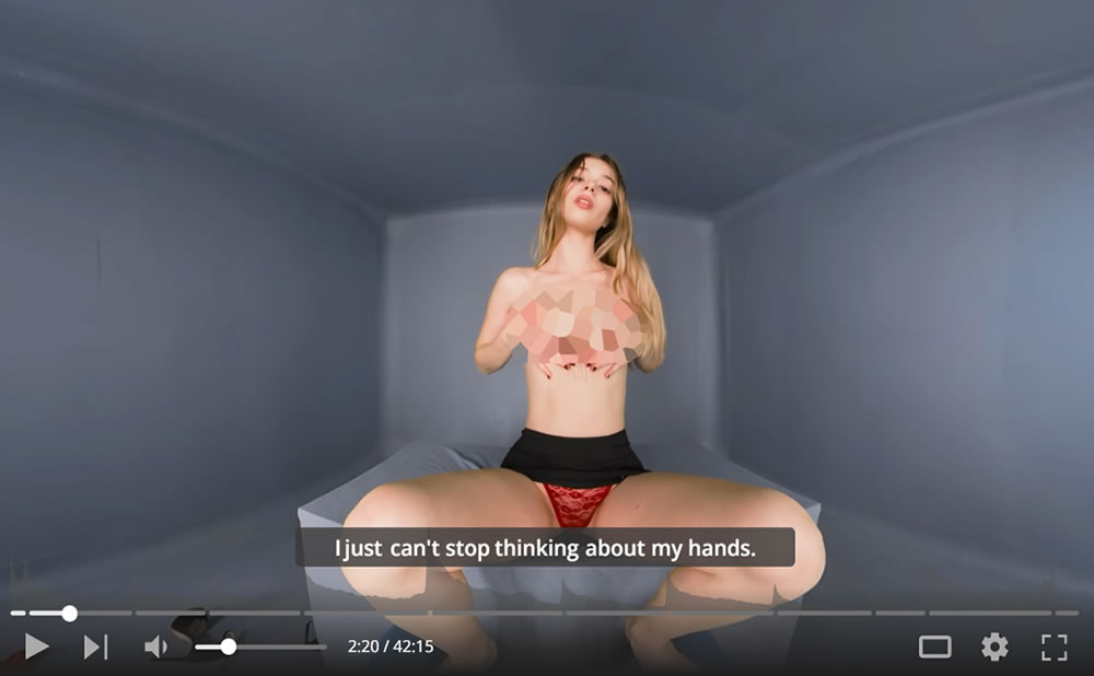Subtítulos en el sitio porno VR SexLikeReal