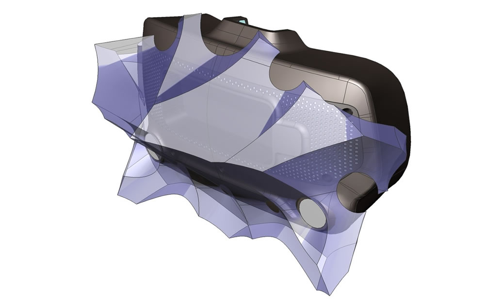 Fruncido modificacion gafa vr valve index