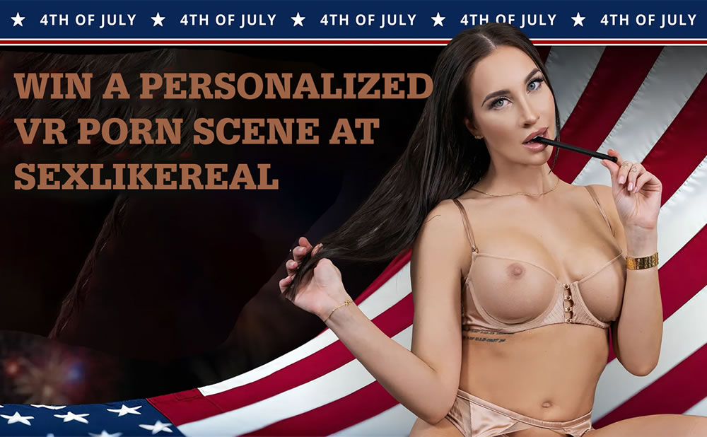 Gana una escena porno de VR personalizada en SexLikeReal